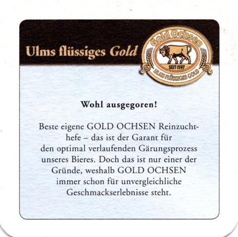 ulm ul-bw gold ochsen zum 1b (quad185-wohl ausgegoren)